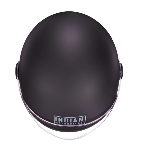 Indian Unisex Jet Helm schwarz-matt